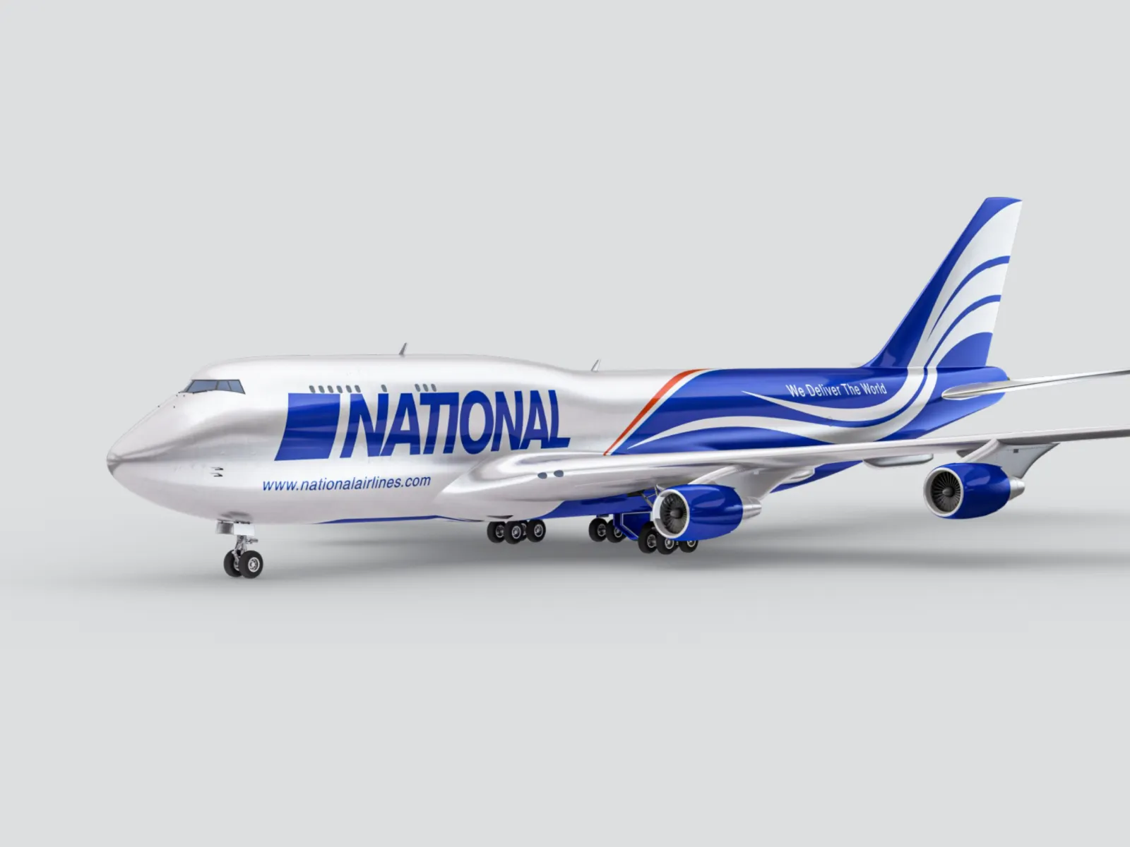 A Boeing 747-400BCF