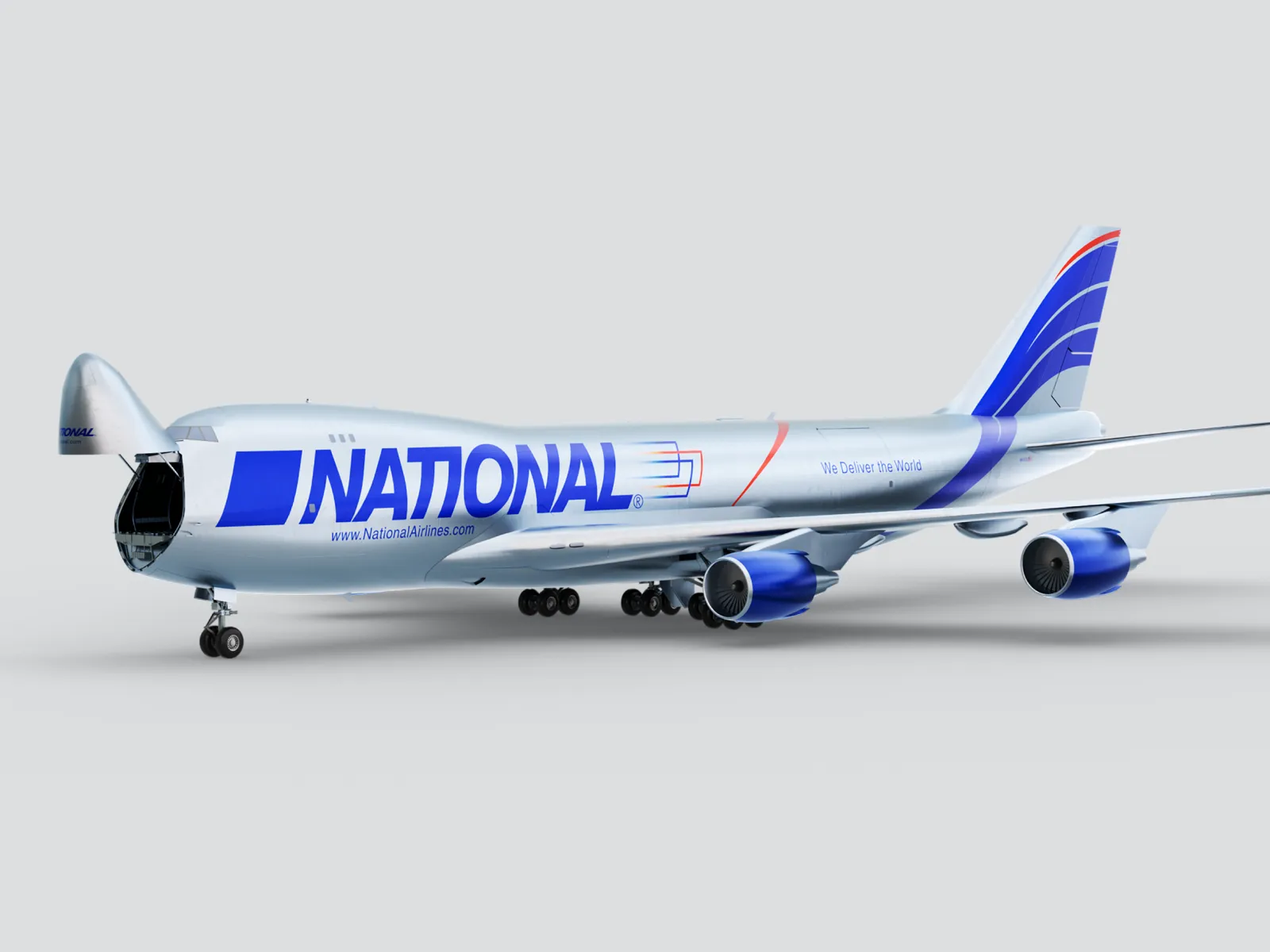 A Boeing 747-400ERF