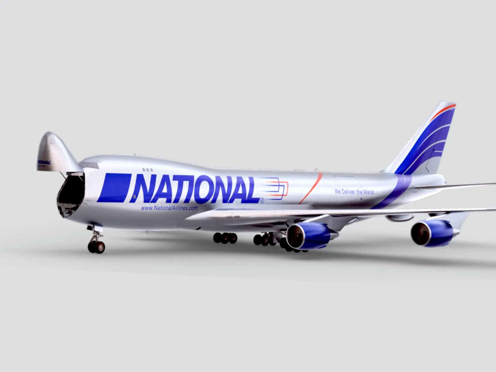 A Boeing 747-400F