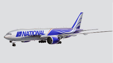 A Boeing 777-200F